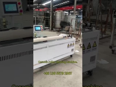 Ceramic roller cleaning machine