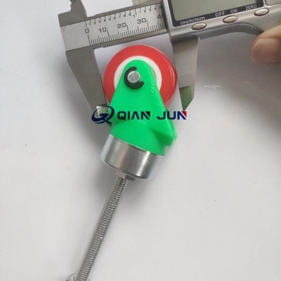 Universal caster wheels used on glass processing machine table