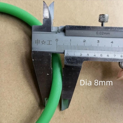 O Shape Round PU Belts Rough surface used on ceramic rollers of glass tempering furnace